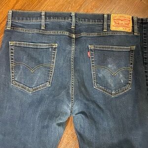 Men's Dark Blue Levi’s Slim Fit Jeans
